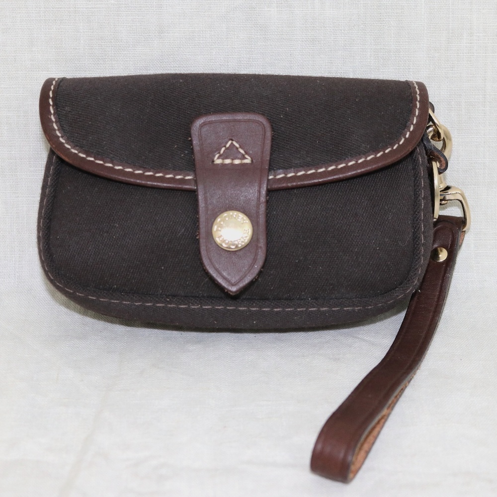 DOONEY & BOURKE wristlet Canvas leather bag USA